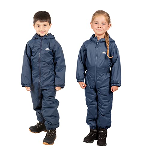 Trespass Dripdrop All-In-1 Rain Suit Navy 5-6 #TOP3