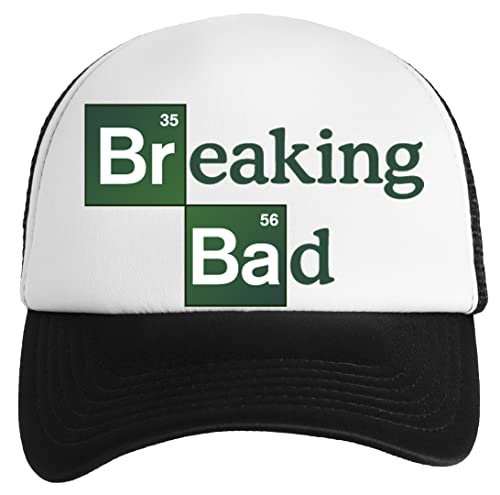 Breaking Bad Chemical Elements Gorra Clásica De Béisbol para Niños y Niñas Unisex Ajustable Snapback Baseball Cap Kids