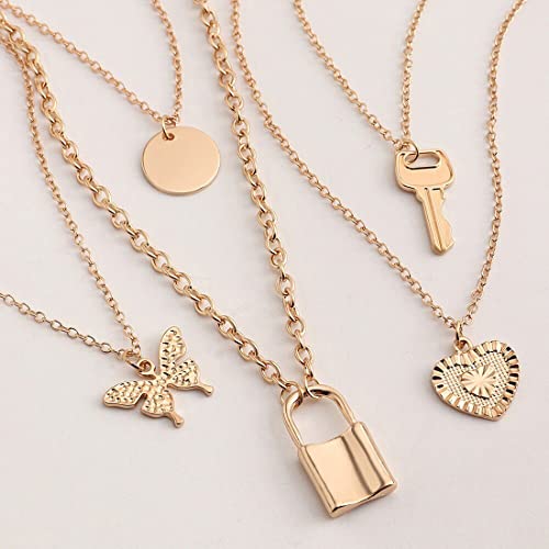 Plated-Toned 5 Trending Necklaces Combo