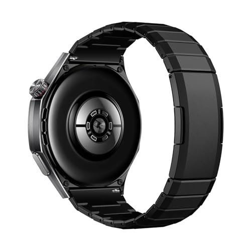 [PLYYQZM] �ɍ��� Hua wei GT 6 5 Pro 46mm �p22mm�`�^���E�H�b�`�o���h�A,�ɍ��� Watch 5 4 3 GT6 Ultimate �p�X�g���b�v�u���X���b�g�����o���h�ɓK��(Black,For GT6 Pro 46mm)