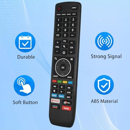 Télécommande compatible Sharp LC55Q620U pour réparer votre accès Smart TV