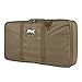 ATG Tactical Padded Discreet Carbine Rifle Case Takedown Broken Down Upper & Lower Storage 26.0” L X 13.0” W X 3.0” T (Tan)