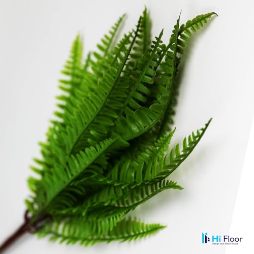 Image of Enhance Your Space with Artificial Leaf Decor Foliage for Stunning Interiors Decorative Items for Home;Office; Room; Living Room; Table; (Without Vase) (Pack of 2, Yellow Leaf)