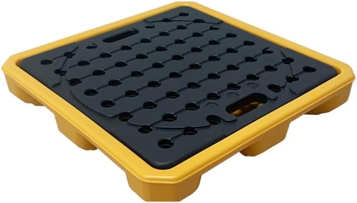 Industrial Bucket Tray & Drum Containment Spill Pallet - Modular Oil Storage Solution for Garage/Yellow-1Pcs/67 * 67 * 10Cm(Yellow 1pcs 68 * 68 * 10Cm)