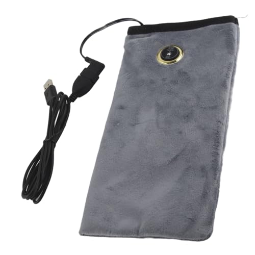 KIMISS Usb Hand Warmers, Heated Beauty Hand Mittens USB 3 Electric Warming Mitts for SPA Hand CareBrown (Gray)