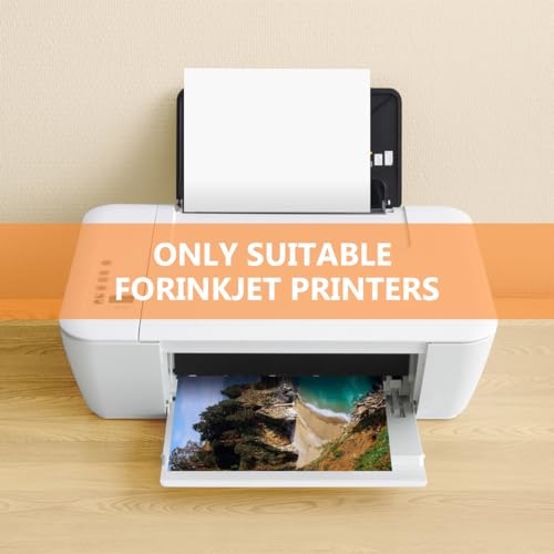 LLPT Magnetisches Bedruckbares Papier | 6 Stück | Mattes Magnetpapier Tintenstrahldrucker Kühlschrankmagnetfolie | für Fotos DIY-Bastelschilder (MSP8311706YG) | 21CM x 30CM