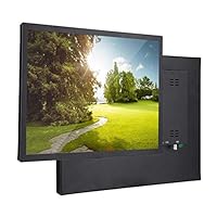 17 Zoll Monitor Kapazitives Ultra Large Point Touch Display 1280 x 1024 TFT 4: 3 Breitbild Monitor für Gesamte Metallindustrie Sicherheitsmonitore Mit HDMI/VGA/AV/BNC/USB, Wandmontag(Schwarz)