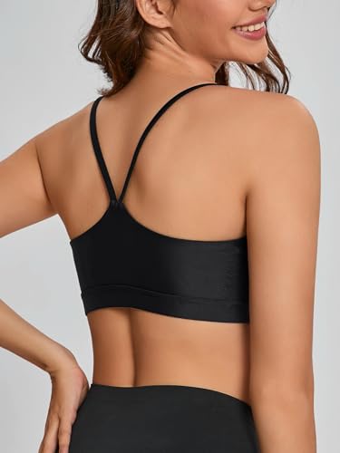 Women Swim Bra Straps Swim Tops Sport Bikini Tops Built in Bra Bathing Suit Tops Only Swimsuit Padded2