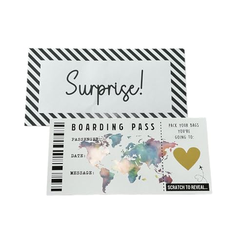 DIY Personalised Travel Ticket | Customised Boarding Pass | Gift ...