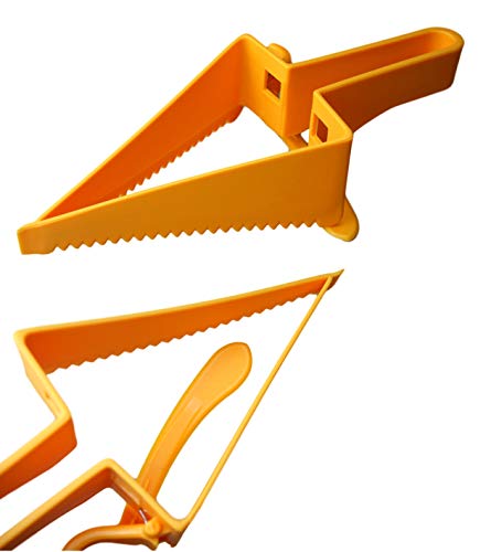 Bayli Cortador de tartas con función de elevación, pala para tartas, pala para tartas, cuchillo para tartas, cuchillo para tartas, pala para tartas, paleta para tartas, pala para tartas, práctico