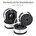 YDSL 4-Pack String Trimmer Replacement Spool for Black and Decker AF-100 Autofeed Weed Eater Spool 30 Feet/0.065 Inches