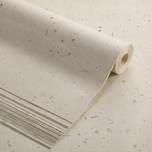 Geyee 20 Pcs 18 x 27 Inch Mulberry Rice Paper Sheets for Crafts