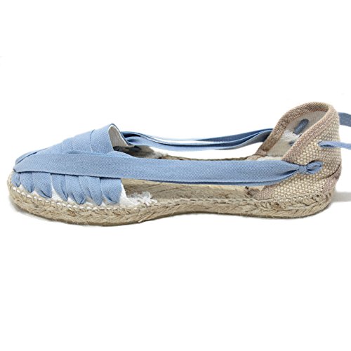Espadrilles pour femme bleu pour éviter les pieds chauds en été
