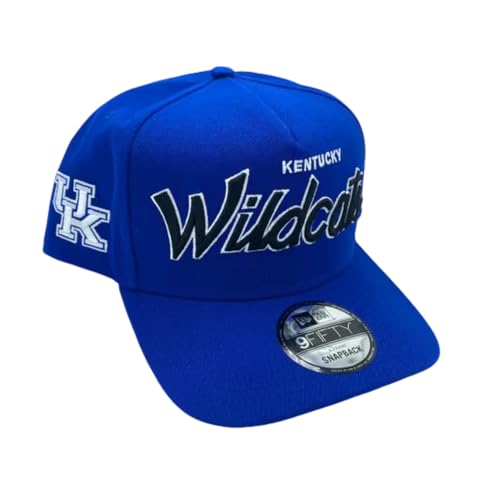 Gorra New Era Blue Kentucky Wildcats Script A-Frame miniatura 1