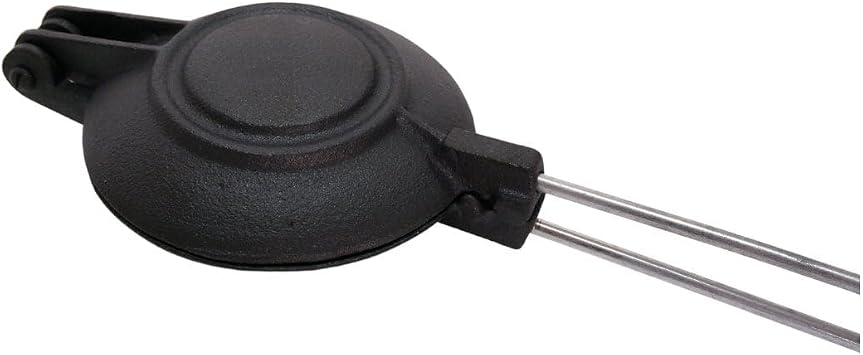 Lifespace Cast Iron Jaffle Irons/Pie or Sandwich Maker - 2 Pack