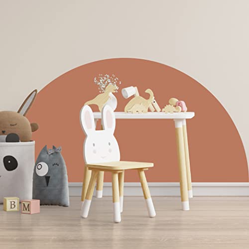 Minick Half Circle Wall Decal Boho Sticker - Boho Wall Décor, Headboard Wall Decals, Wall Mural, Removable Arch Peel And Stick (Half Circle, Terracotta) #TOP6