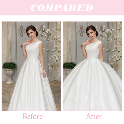 Hoopless Petticoat Crinoline A-line Women Ball Gown Dress Underskirt Half Slips2