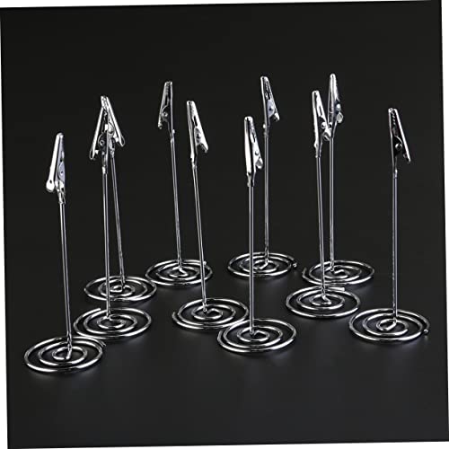 Support en métal NUOBESTY avec base stable pour cartes de table