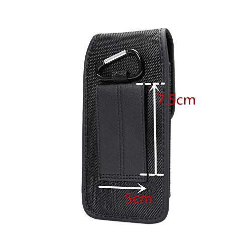 Housse de ceinture en cuir noir pour Tecno Mobile Phantom 9 finition haut de gamme - 5