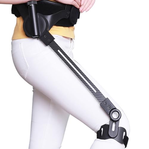 Image of Wearable Bionic Power Exoskeleton for Walking,Adjustable 3 Strength, Bionic Body Power Walking Aids for Adults Elderly,Travel /Daily Mobility Support (Right Leg, L)