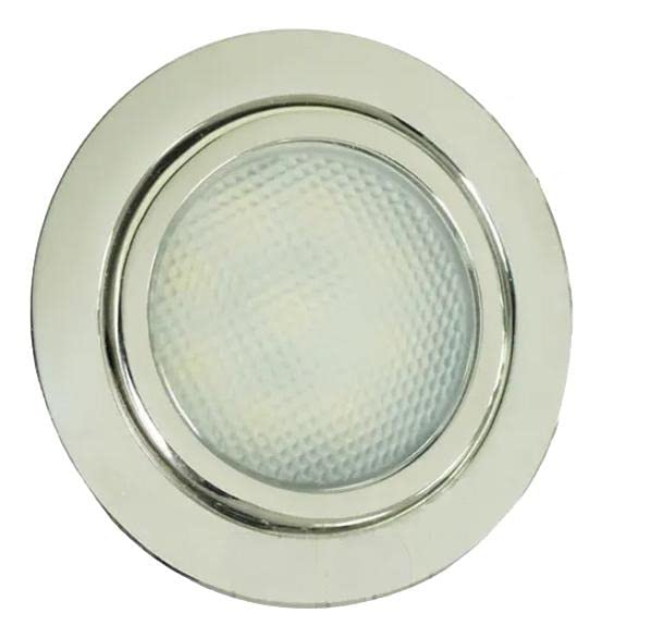 LED Dome Light – High Power 2.3″ LED Downlight – 24VDC – Waterproof – 200 Lumen – Cool White – Recessed Mount Waterproof Auto, Truck, RV, Boat and Aircraft