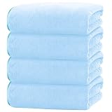 Cosy Family Microfiber 4 Pack Bath Towel Set, Lightweight and Quick Drying, Ultra Soft Highly Absorb