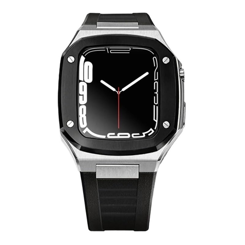 Bracelet métal Apple Watch 45 mm kit de modification boîtier rigide