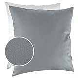 MODERNES DESIGN: Verleihen Sie Ihrem Wohnraum einen Hauch von Eleganz mit diesen stilvollen Leder Dekokissen. Das zeitlose Uni Design in Leder-Optik passt perfekt zu modernen und klassischen Einrichtungskonzepten.