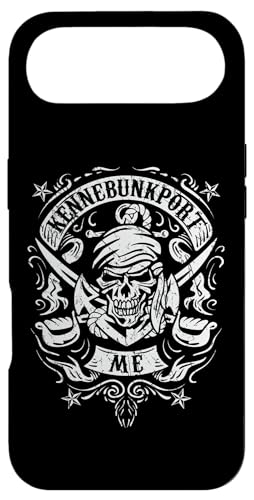 Kennebunkport Maine Pirate Skull and Crossed Swords�f�U�C�� �X�}�z�P�[�X iPhone Air �p
