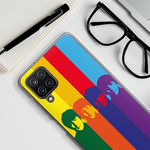 DeinDesign Coque en Silicone Compatible avec Samsung Galaxy A12 Etui Silicone Coque Souple Arc-en-Ciel The Beatles Bande - Les Beatles, Paul McCartney, John Lennon, RIngo Starr, George Harrison DeinDesign Coque en Silicone Compatible avec Samsung Galaxy A12 Etui Silicone Coque Souple Arc-en-Ciel The Beatles Bande – Image 5