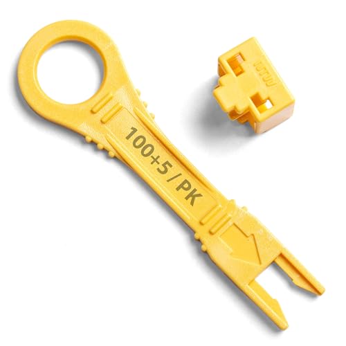 NTW RJ45 Port Blocker & Dust Cover, Network & Ethernet Port Protector, Secure Connector with Color Coded Keys, TAA Compliant, 100 Locks