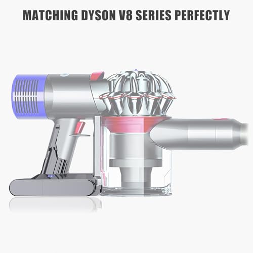 EVARY 8000mAh V8 Ersatzakku für Dyson V8 Akku Kompatibel Absolute Animal Motorhead Absolute Pro SV10 Staubsauger（2 Filter + 1 Pinsel