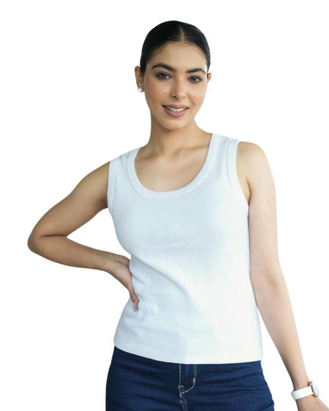 rzlecort Women's Sleeveless Camisole Tank Top, Black Inner Wear Crop Top-picture-38