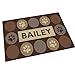 GiftsForYouNow Paw Print Personalized Pet Feeding Mat