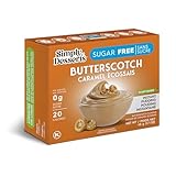 Simply Desserts Sugar-Free Pudding Mix and Pie Filling - Butterscotch Flavor - 48 gr - Vegan, Gluten Free, Non-GMO, Lactose Free, Halal - Keto Friendly Pudding - Made With Natural Ingredients