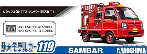 Kit Modelo 1/24 Subaru TT2 Sambar Fire Engine '11 miniatura 5