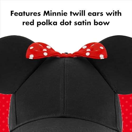 ABG Accessories Girls' Minnie Mouse Ears Hat, Set of 2 for Mommy 2-4 Or Adult and Size 4-73