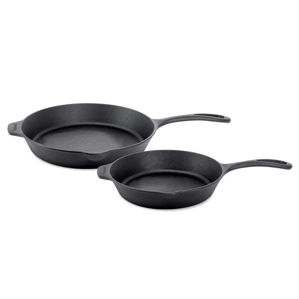 Petromax Feuerpfanne Essential Line - Gusseisenpfanne 30 cm Bratpfanne | Robuste Gusspfanne für Induktion, Grill & Lagerfeuer - Die ideale Steakpfanne aus Gusseisen mit natürlicher Patina