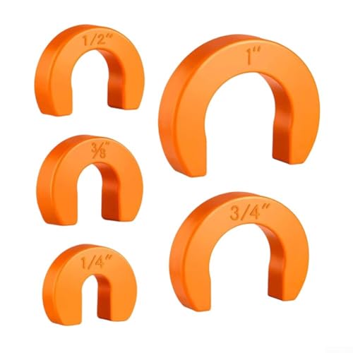 Lot de 5 clips de déconnexion pour raccords à emboîter adaptés aux tubes en cuivre et PEX