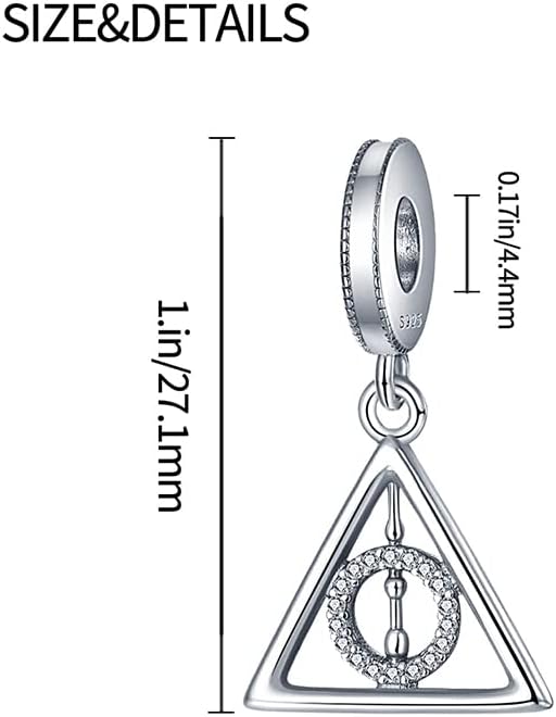 Miniatura 4 de LIGHTDOG Dijes de plata de ley 925 para pulseras Pandora, collar con colgante de circonita 5A, cuentas de joyería de regalo para el día de la madre