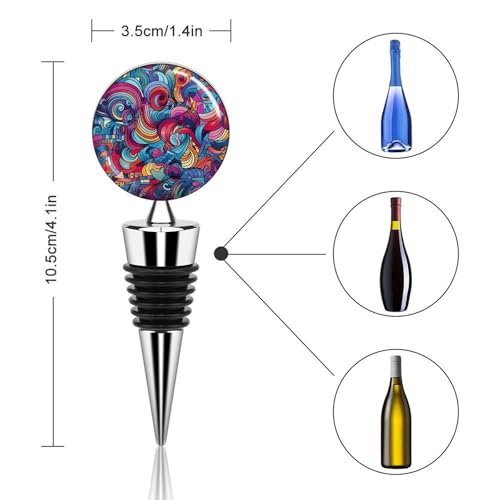 Bouchon de bouteille de vin réutilisable pour la conservation du vin de bar - 3