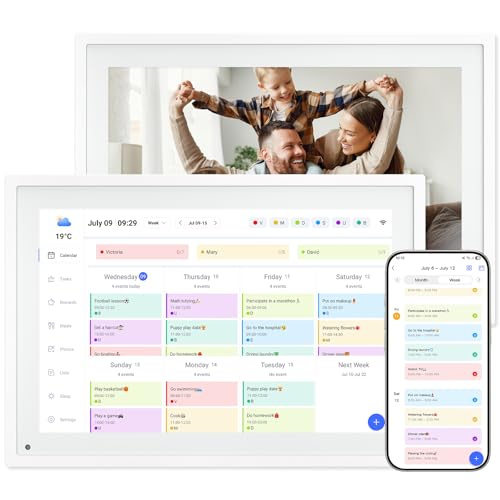 10.1in WiFi Digital Calendar - Touchscreen Family Planner