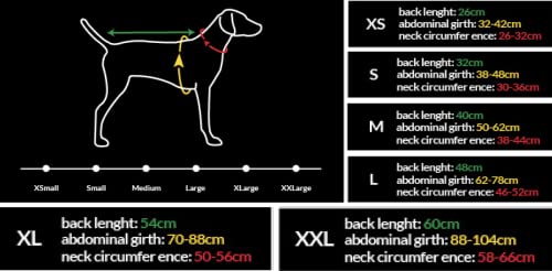 iEnergy™ OSC isolierende und warme Outdoor-Hundejacke mit Fleece-Innenfutter, windabweisender, ultraleichter und reflektierender Hundemantel, Ganzjahres-Hundeviespullover (Rot, Extra, Extra Groß)