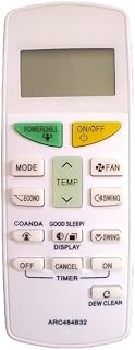 TMQ Air Conditioner Remote Compatible with Daikin Split AC Remote Control [ Daikin AC Remote Control ] [ AC-132 ARC484B32]... Price In India