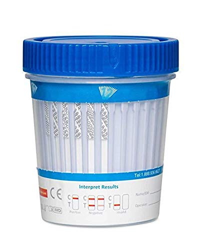 [25 Pack] 6 Panel Urine Drug Test, with Temperature Strip, Tests for COC300, OXY100, OPI300, AMP1000, BZO300, BUP10 Urine Drug Test Kit, Up to 6 Different Drugs Detected, Multi-Drug Test - Thumbnail 3