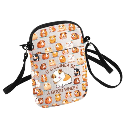 Guinea Pig Lovers Crossbody Bag It's Guinea Be a Good Wheek Small Sling Bag Guinea Pig Mom Lovers Housewarming Gift