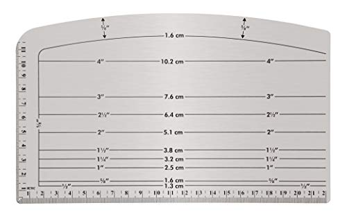 Dritz Ezy Hem Gauge, Nickel With Black Printing #TOP2