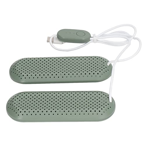 [Interfaccia USB]: asciuga scarpe dotato di interfaccia USB, accesso alla corrente 5 V, potente nucleo intelligente integrato, in grado di identificare automaticamente la corrente e convertirla in corrente effettiva 2 A e può essere utilizzato sempre e ovunque