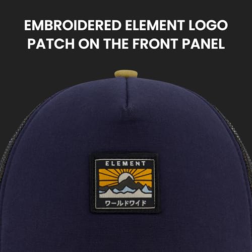 Casquette Element Trucker Hat, chapeau de baseball mixte à visière courbée - 3