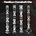 Femibon 5184377AG 5184378AG 5184379AG 5184380AG Engine Camshaft Set Exhaust Intake Compatible with for Jeep Wrangler Dodge Durango Challenger Journey Avenger RAM ProMaster Chrysler 11-16 3.6L V6